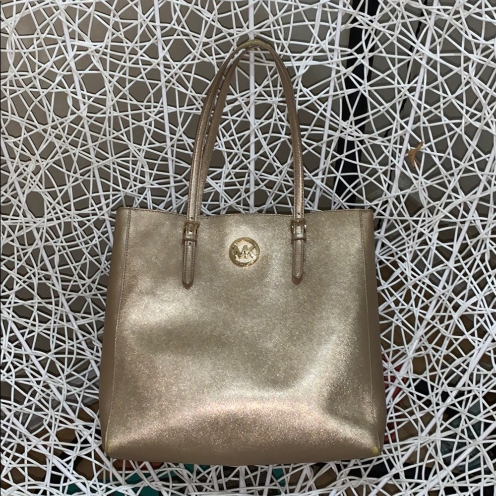 Gold Michael Kors Tote